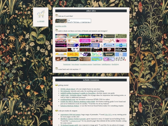 links screenshot