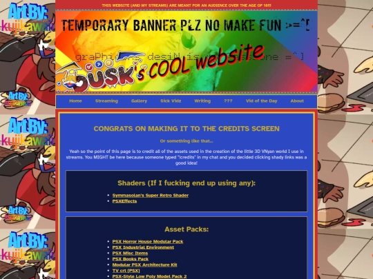 credits screenshot