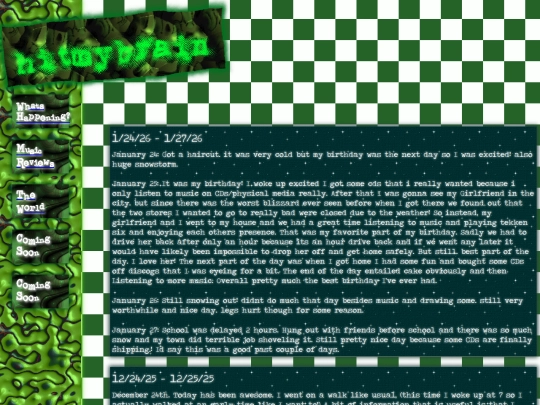 blog screenshot