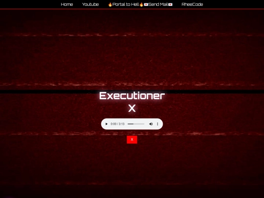 Executioner X page/Xportal screenshot