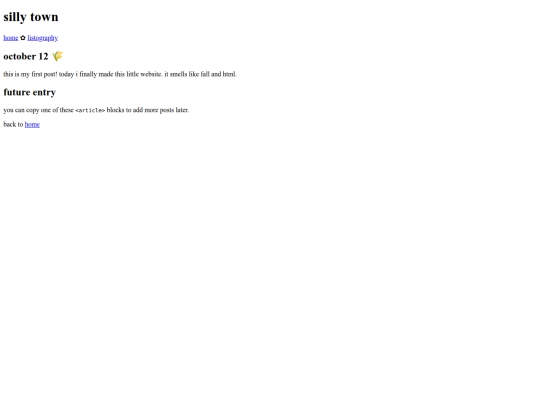 blog screenshot