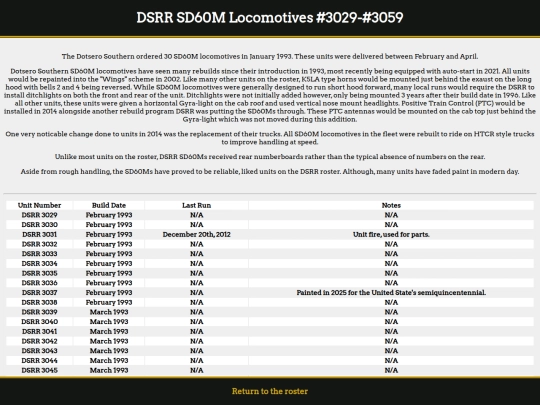 DotseroSouthern/Locomotives/SD60M screenshot