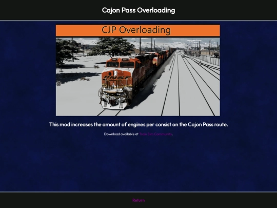TSW_Modding/CJP_Overloading screenshot