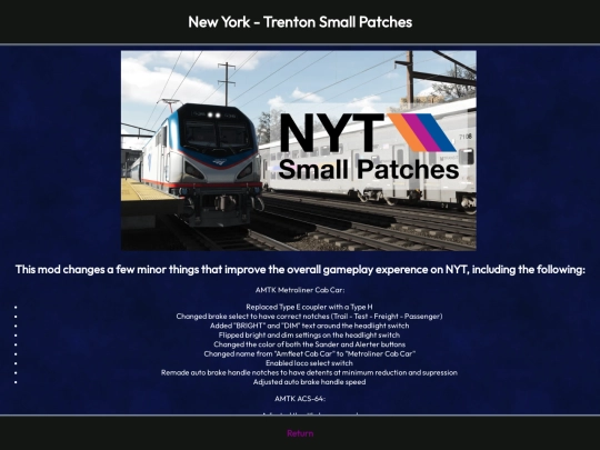 TSW_Modding/NYT_Small_Patches screenshot