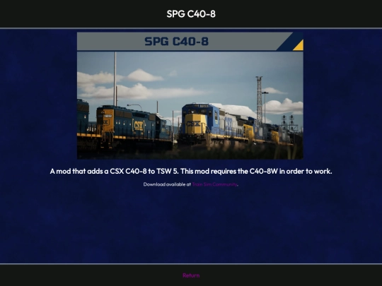 TSW_Modding/SPG_C40-8 screenshot