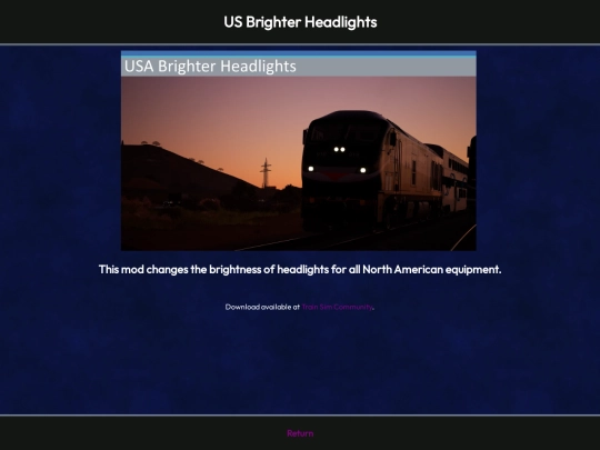 TSW_Modding/TSW_AVL_Headlights screenshot