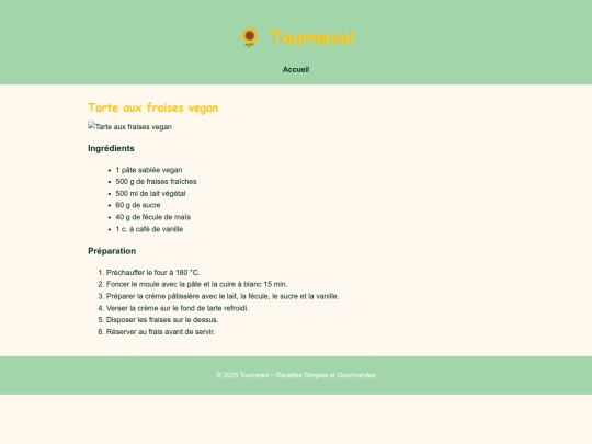 tarte-fraises screenshot