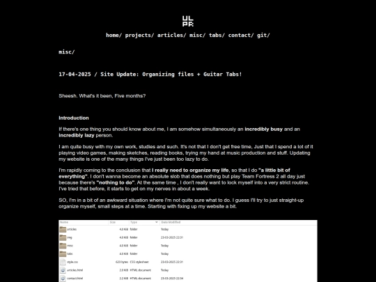 misc/2025-site-update-guitar-tabs screenshot