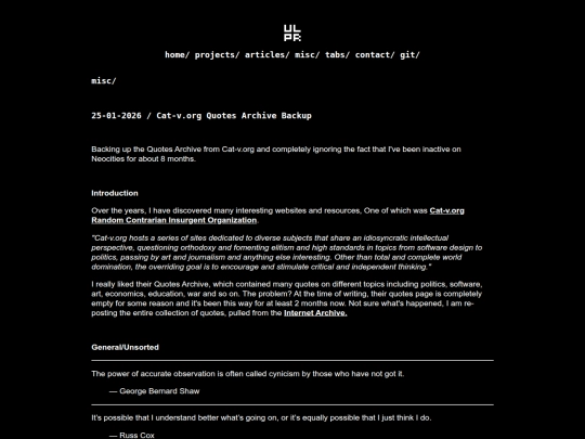 misc/2026-cat-v-quotes-backup screenshot