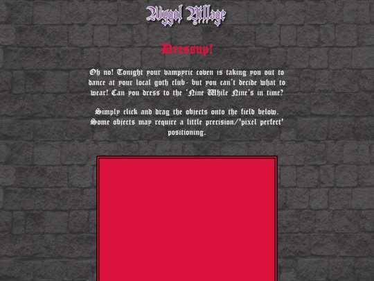 games/dressup screenshot