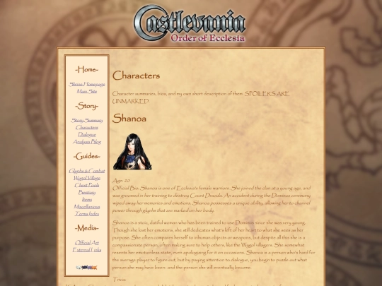 shrines/ooe/characters screenshot