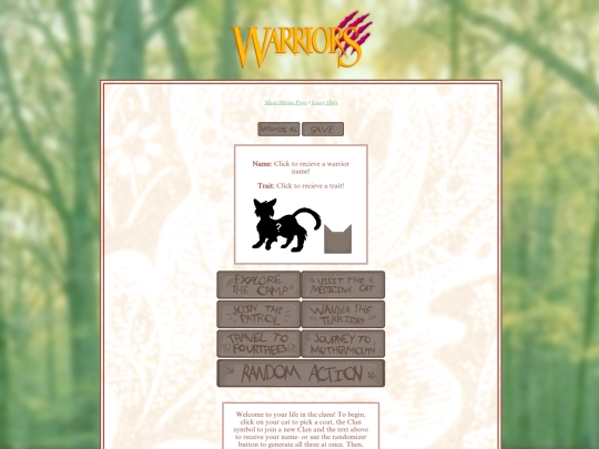 shrines/warriors/interactive screenshot