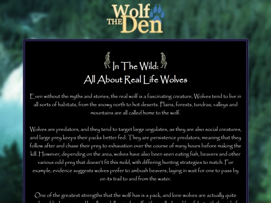 shrines/wolves/wild screenshot