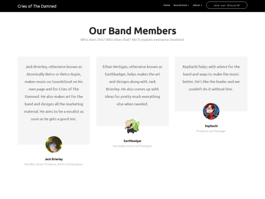 bandmembers screenshot