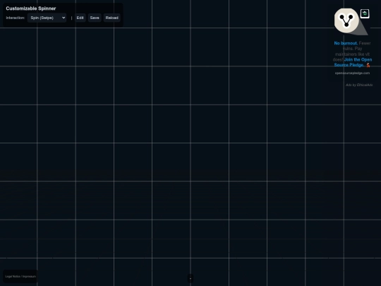 desktop/Test/CustomizableSpinnerTest screenshot