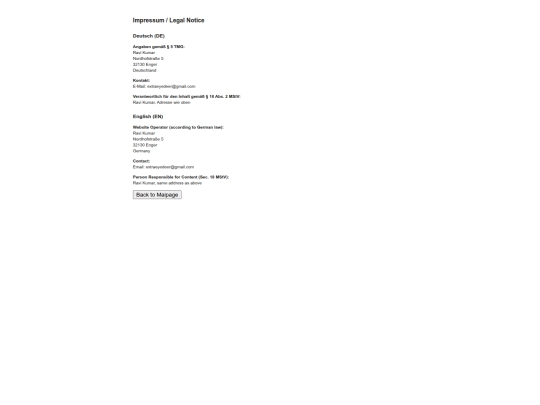 impressum screenshot