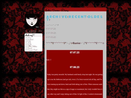 diary screenshot