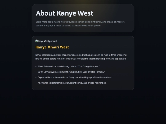about-me screenshot