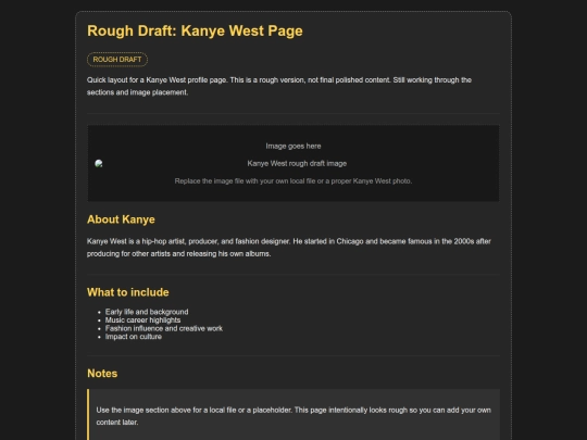 kanye-rough-draft screenshot