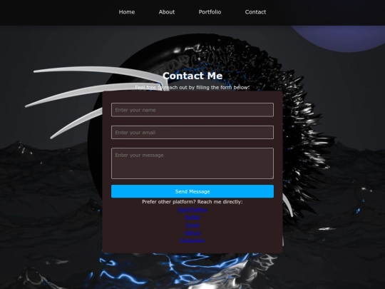 contact screenshot