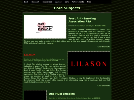 core screenshot