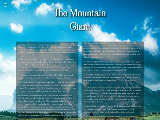 Content/Stories/TheMountainGiant screenshot
