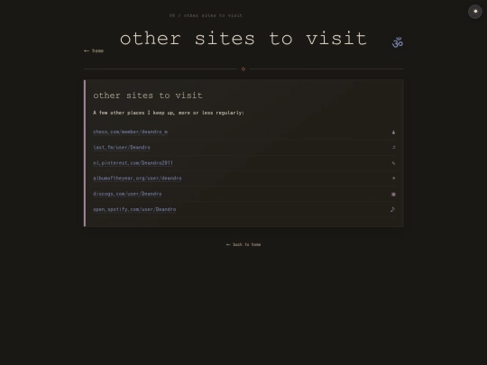 other sites to visit screenshot