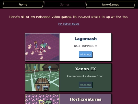 games screenshot