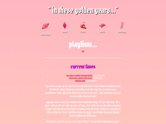 playlists screenshot
