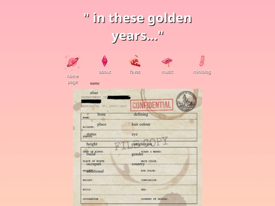 testmenupage screenshot