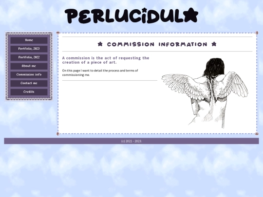 Commissions screenshot