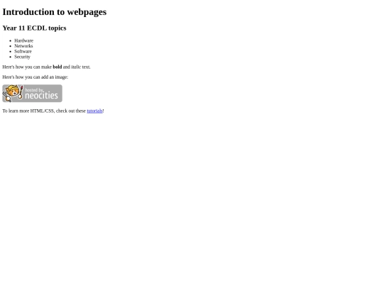 index screenshot