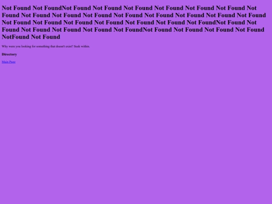 not_found screenshot