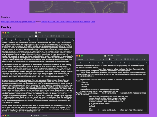 poetry screenshot