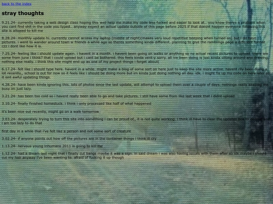 ramblings screenshot