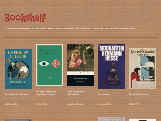 bookshelf screenshot