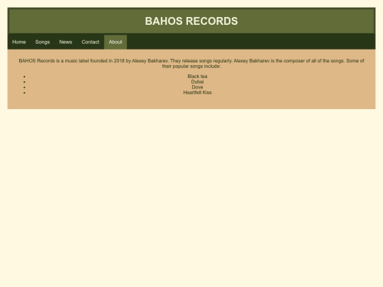 bahos-records/about screenshot