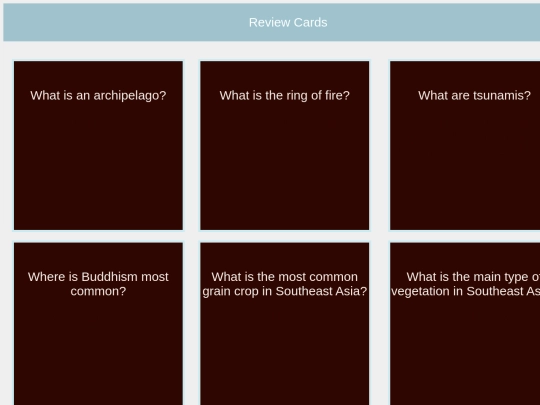review-cards screenshot