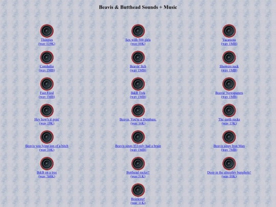 sounds screenshot