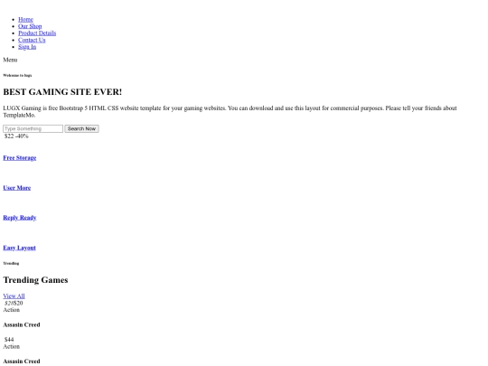index screenshot