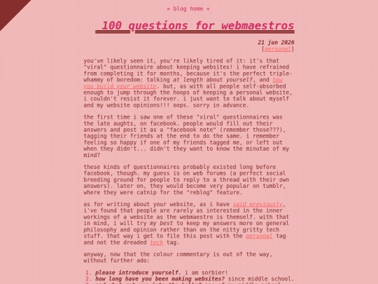 blog/100 screenshot