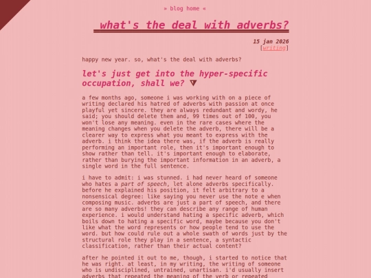 blog/adverbs screenshot