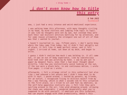 blog/emotions screenshot