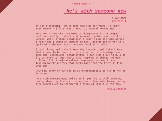 blog/someonenew screenshot