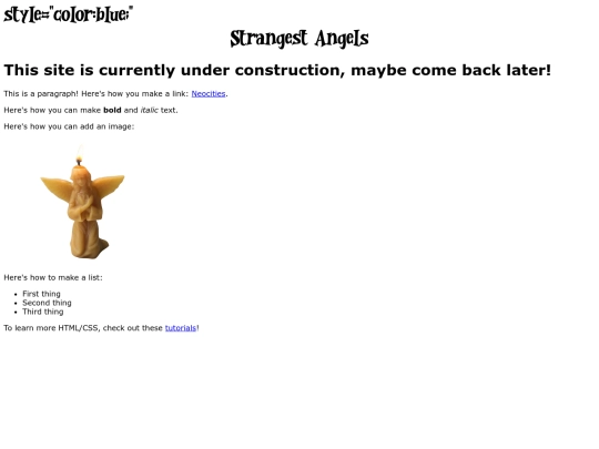 strangest angels screenshot