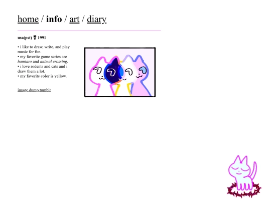 info screenshot