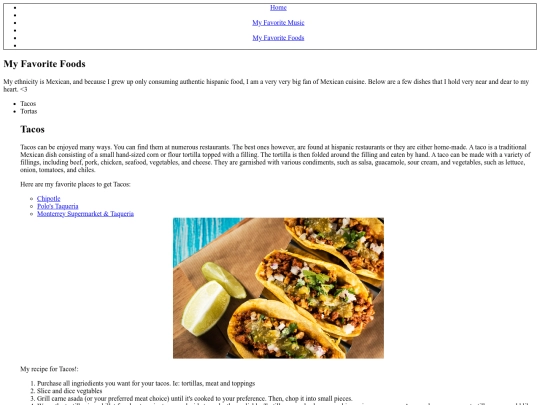Myfavoritefoods screenshot