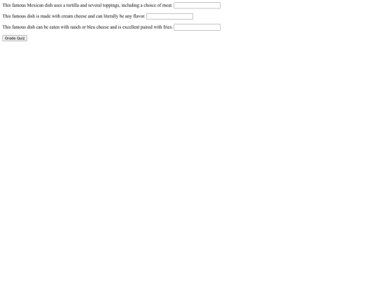 quiz screenshot