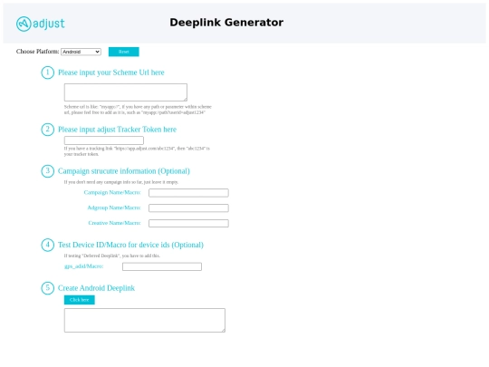 deeplink_generator screenshot