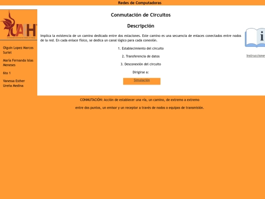 conmutacion screenshot